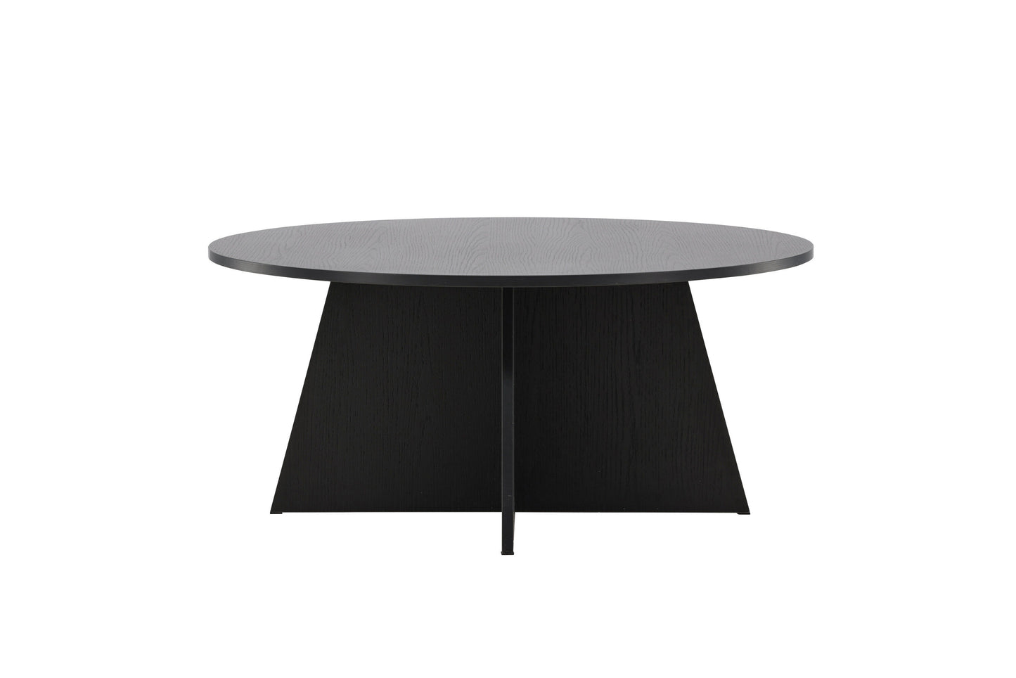 Bootcut Sofatisch aus MDF in Schwarz