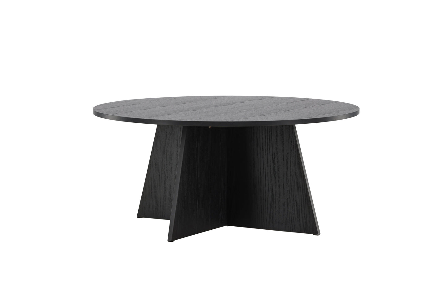 Bootcut Sofatisch aus MDF in Schwarz