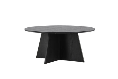 Bootcut Sofatisch aus MDF in Schwarz
