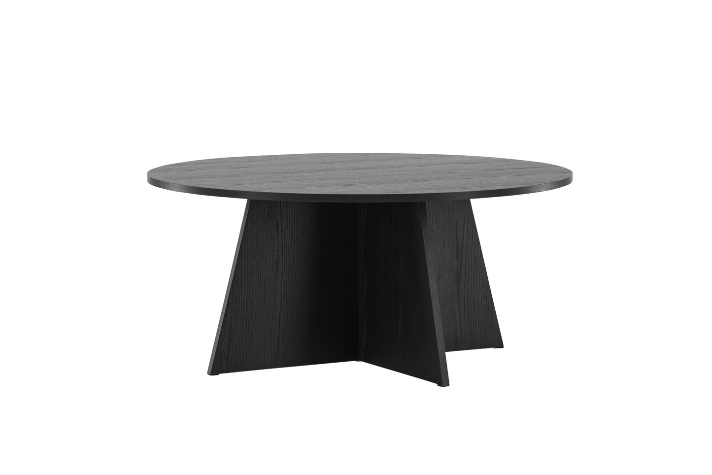 Bootcut Sofatisch aus MDF in Schwarz