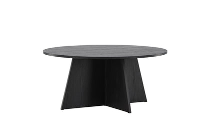 Bootcut Sofatisch aus MDF in Schwarz