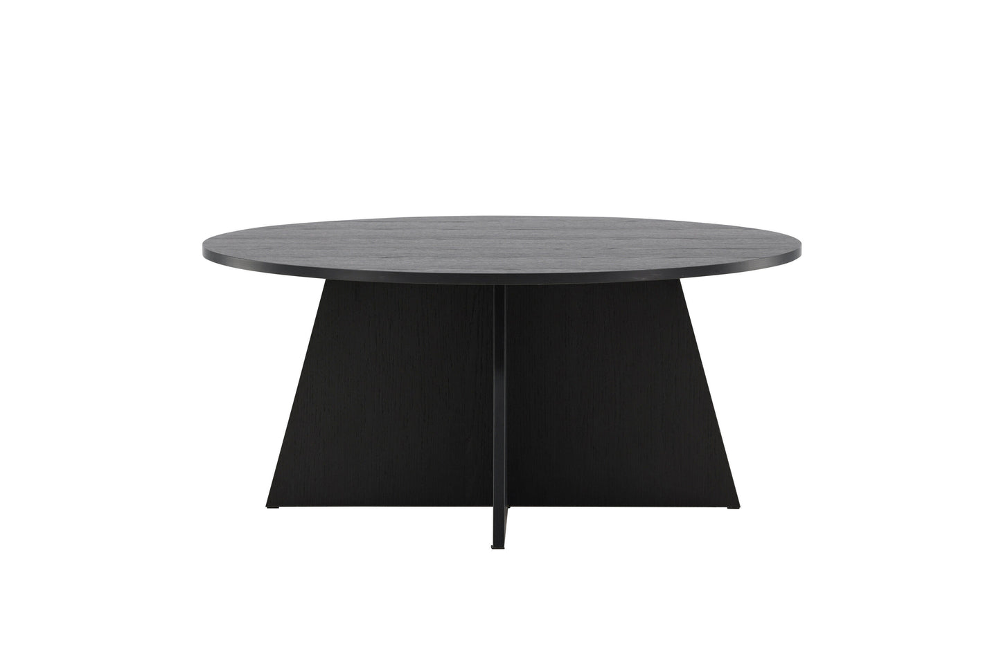 Bootcut Sofatisch aus MDF in Schwarz