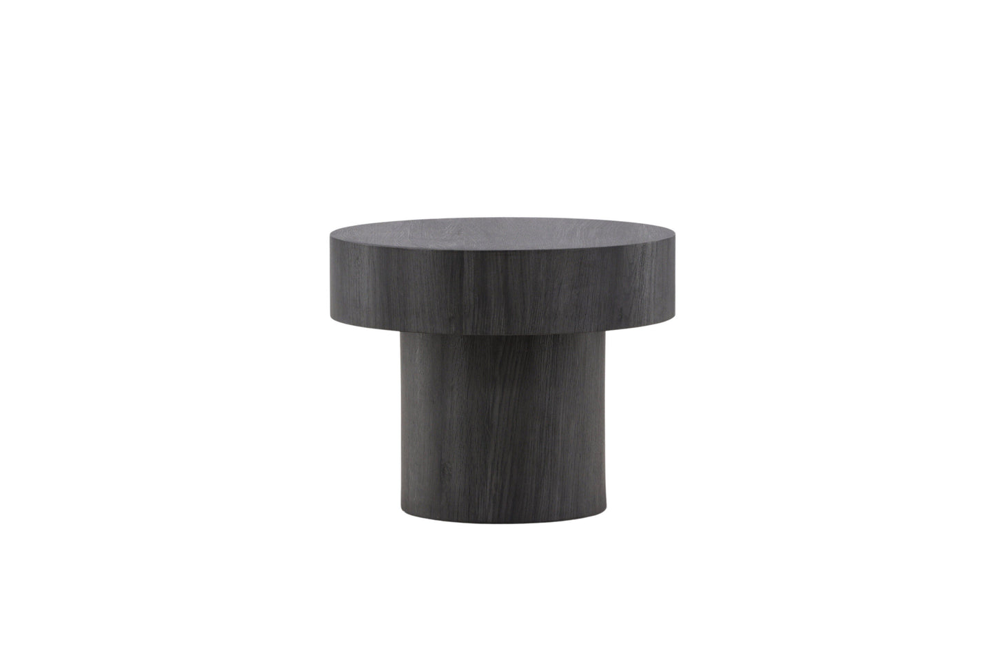 Malung Beistelltisch aus FSC®-zertifiziertem MDF in Schwarz, Ø50cm