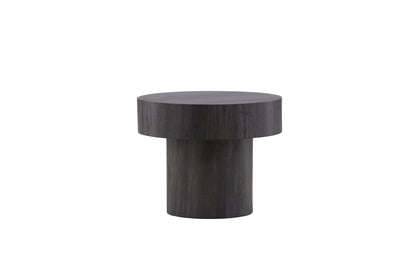Malung Beistelltisch aus FSC®-zertifiziertem MDF in Schwarz, Ø50cm