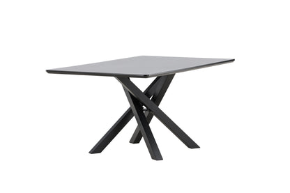 Piazza Couchtisch aus MDF in Schwarz
