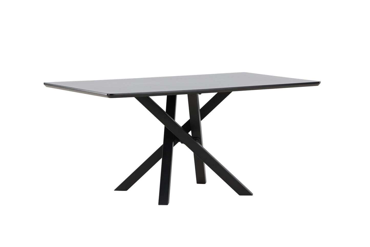 Piazza Couchtisch aus MDF in Schwarz