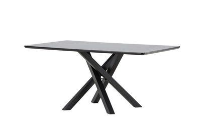 Piazza Couchtisch aus MDF in Schwarz