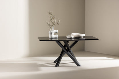 Piazza Couchtisch aus MDF in Schwarz