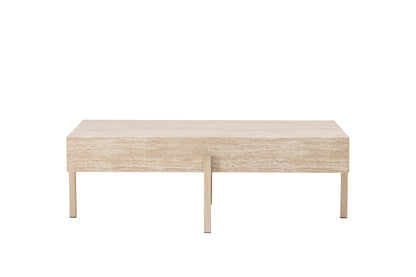 Vadholmen Couchtisch in Travertin-Optik, FSC 100%