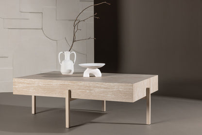 Vadholmen Couchtisch in Travertin-Optik, FSC 100%