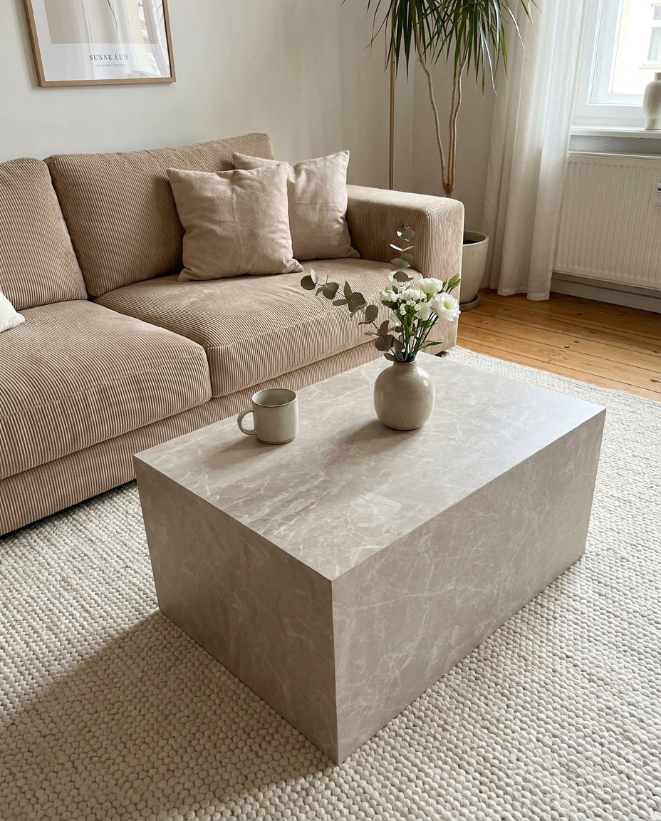 York Couchtisch beige Sofa