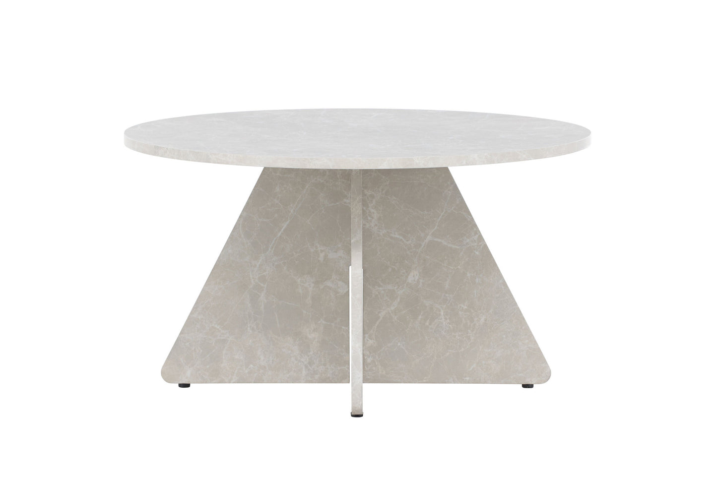 Bootcut Couchtisch in Marmor-Optik aus MDF