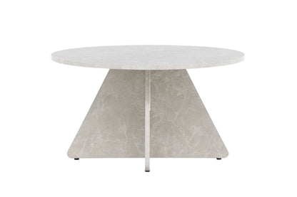 Bootcut Couchtisch in Marmor-Optik aus MDF