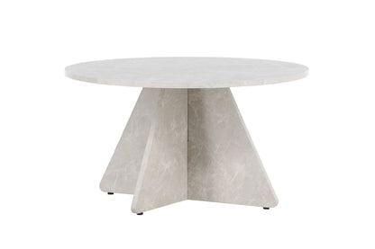 Bootcut Couchtisch in Marmor-Optik aus MDF