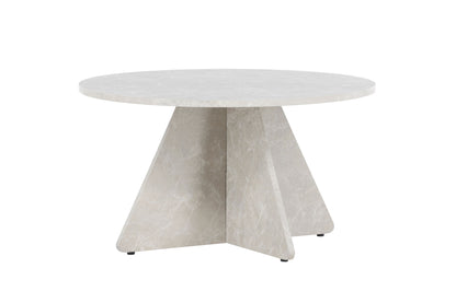 Bootcut Couchtisch in Marmor-Optik aus MDF