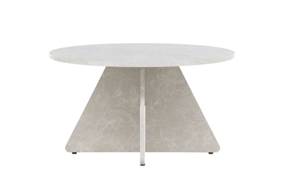 Bootcut Couchtisch in Marmor-Optik aus MDF