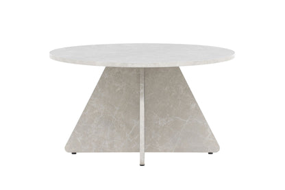 Bootcut Couchtisch in Marmor-Optik aus MDF