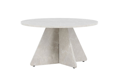 Bootcut Couchtisch in Marmor-Optik aus MDF