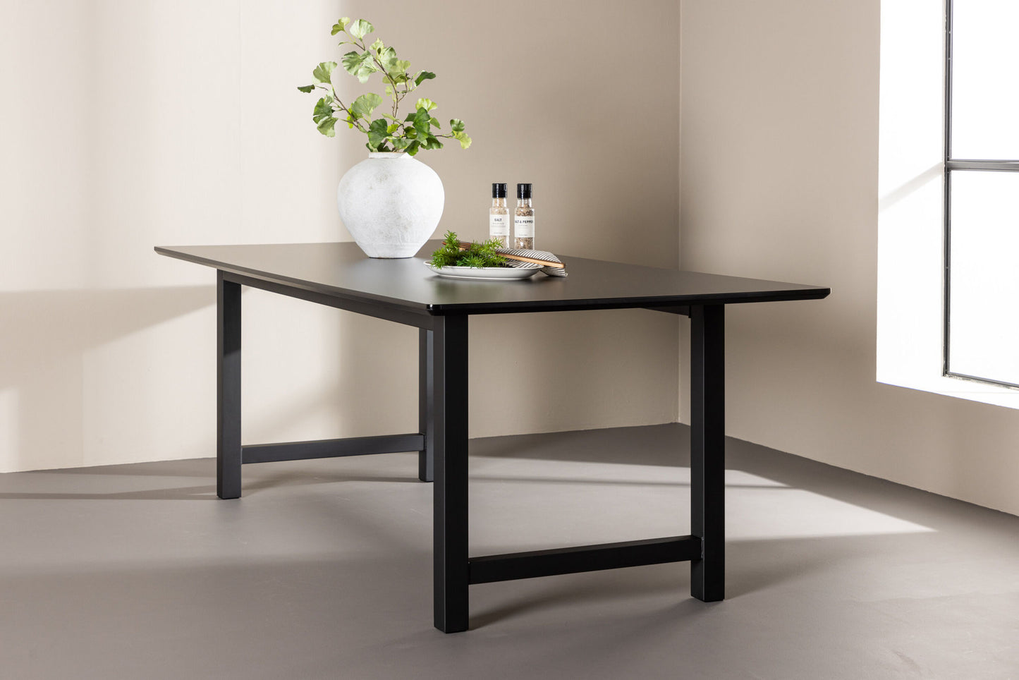 Count Esstisch in Schwarz, 220cm