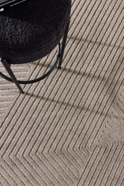 Aron Solar Teppich, Braun, 230x160cm
