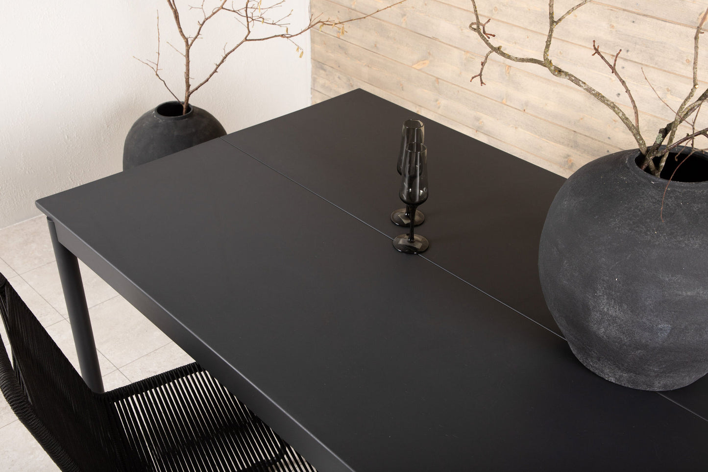Modena Esstisch in Schwarz, 200cm