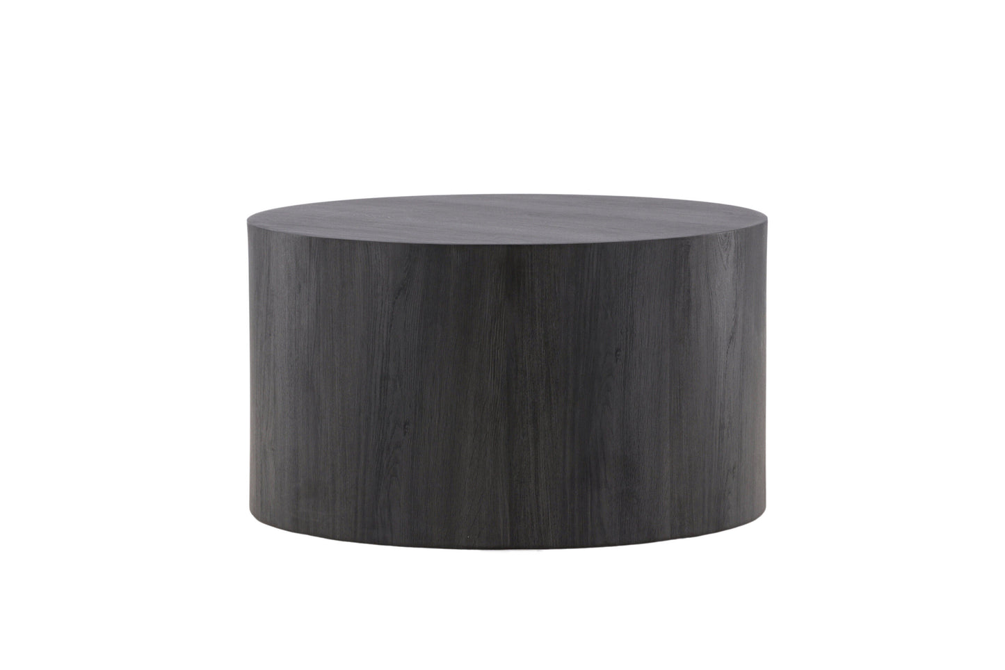 York Couchtisch aus MDF in schwarzer Holzoptik, Ø 80cm