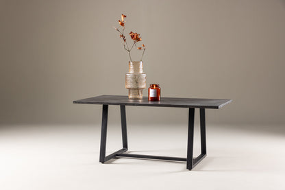 Plankton Couchtisch aus MDF/Stahl in Schwarz