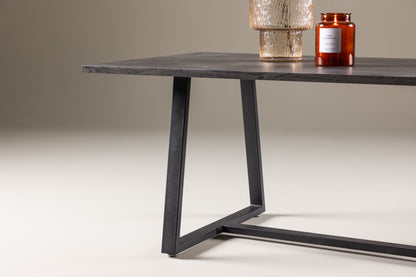 Plankton Couchtisch aus MDF/Stahl in Schwarz
