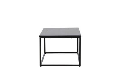 Mallan Couchtisch aus Stahl/MDF in Schwarz
