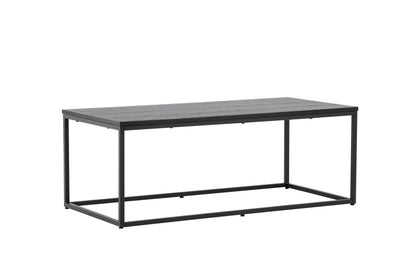 Mallan Couchtisch aus Stahl/MDF in Schwarz