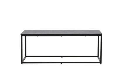 Mallan Couchtisch aus Stahl/MDF in Schwarz