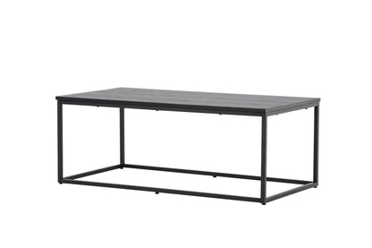 Mallan Couchtisch aus Stahl/MDF in Schwarz