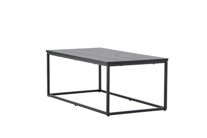 Mallan Couchtisch aus Stahl/MDF in Schwarz