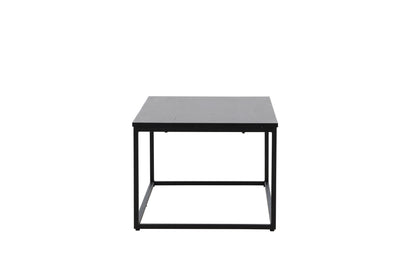 Mallan Couchtisch aus Stahl/MDF in Schwarz