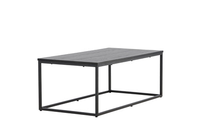 Mallan Couchtisch aus Stahl/MDF in Schwarz