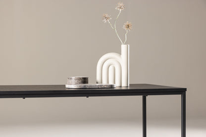 Mallan Couchtisch aus Stahl/MDF in Schwarz