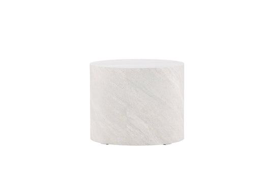 York Couchtisch aus MDF in Betonoptik, Ø 50cm