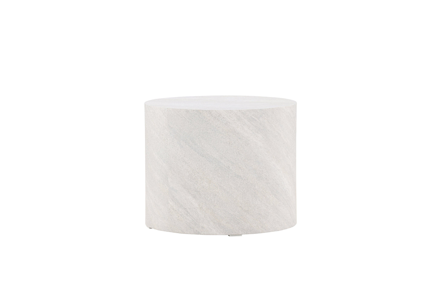 York Couchtisch aus MDF in Betonoptik, Ø 50cm