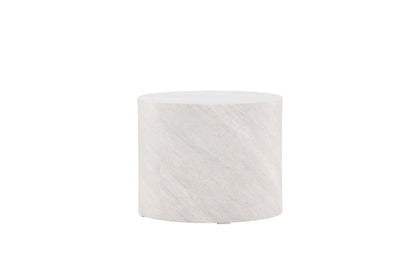 York Couchtisch aus MDF in Betonoptik, Ø 50cm