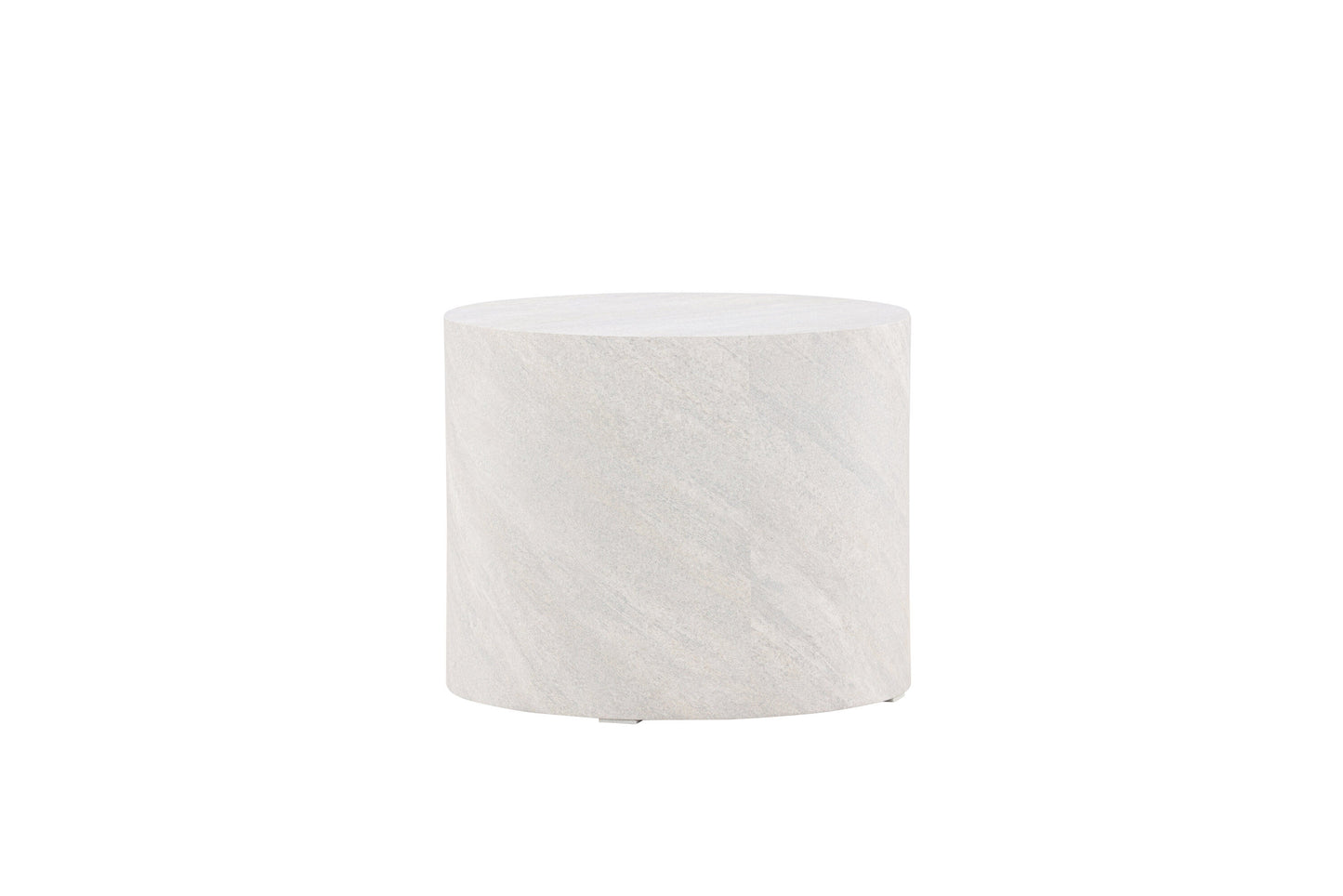 York Couchtisch aus MDF in Betonoptik, Ø 50cm