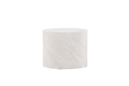 York Couchtisch aus MDF in Betonoptik, Ø 50cm