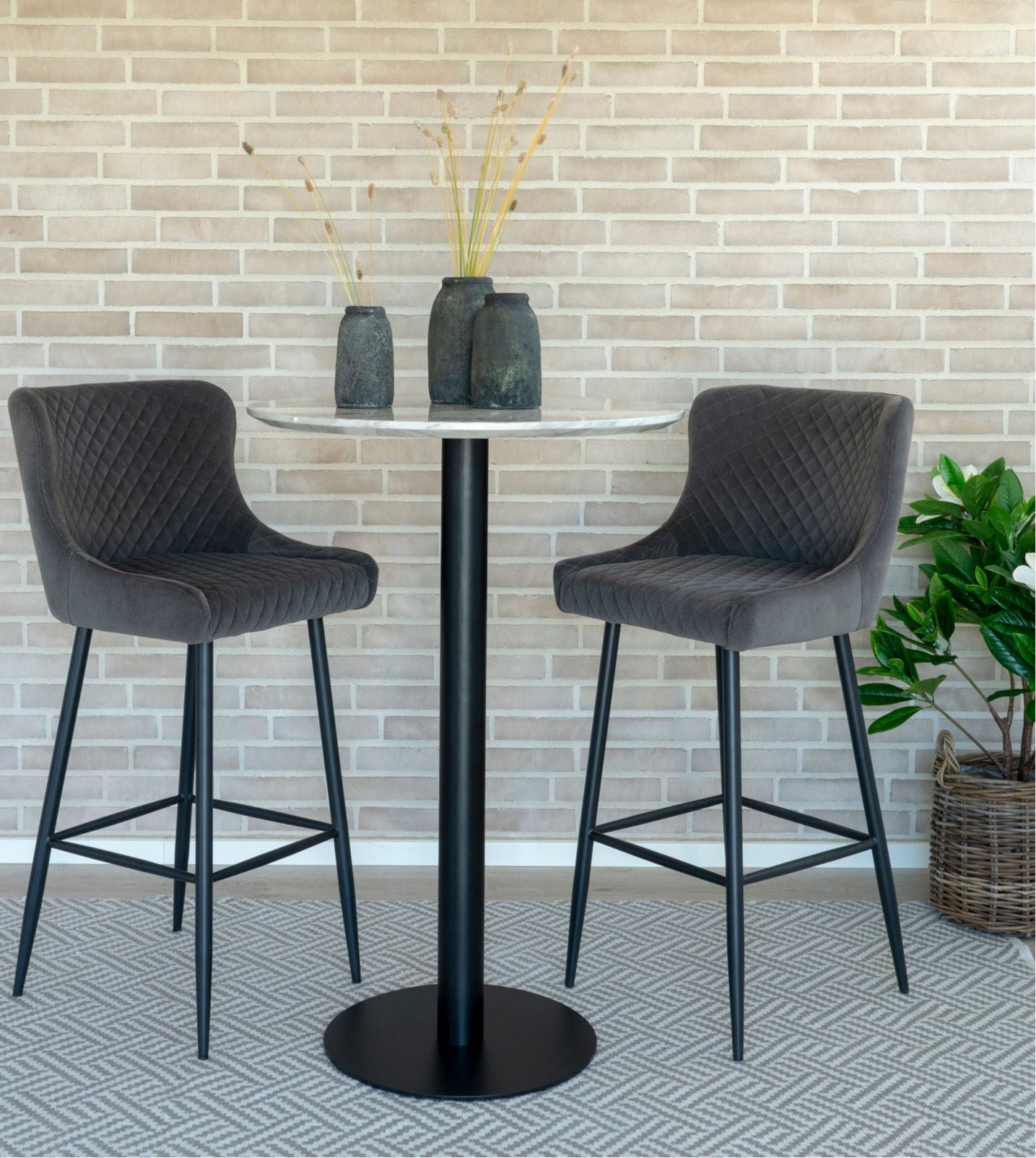 Velas Vase, Terrakotta, 3er Set