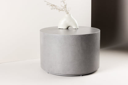 Lissabon Sofatisch aus Aluminium in Silber/Grau
