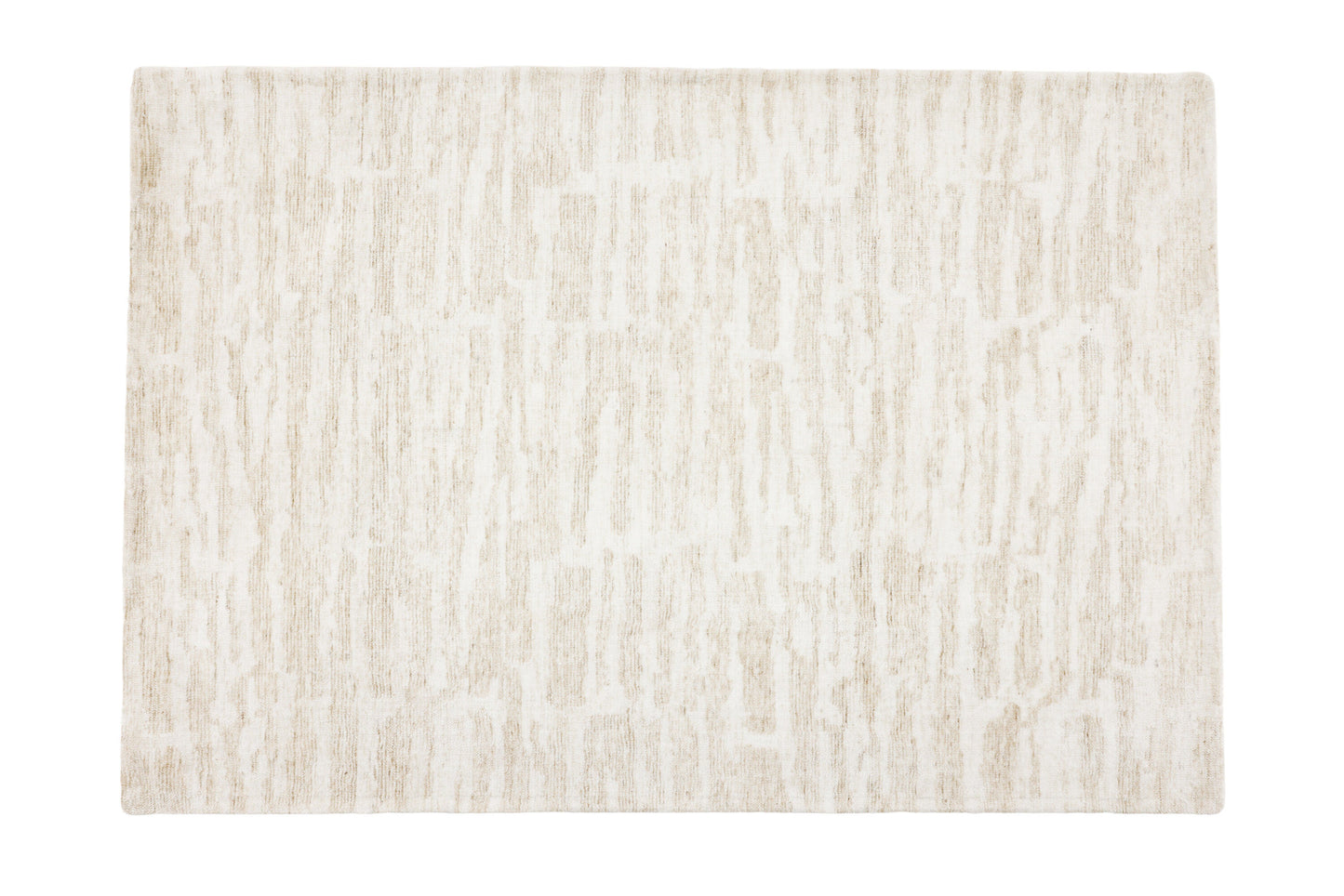 Milos Teppich, Weiß/Beige, 290x200cm
