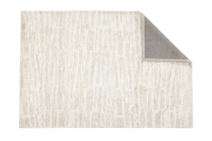 Milos Teppich, Weiß/Beige, 290x200cm