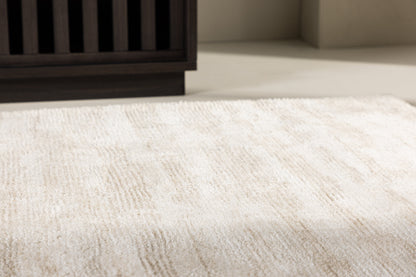 Milos Teppich, Weiß/Beige, 395cmx295cm