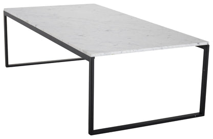 Estelle Couchtisch aus Marmor in Weiß/Schwarz