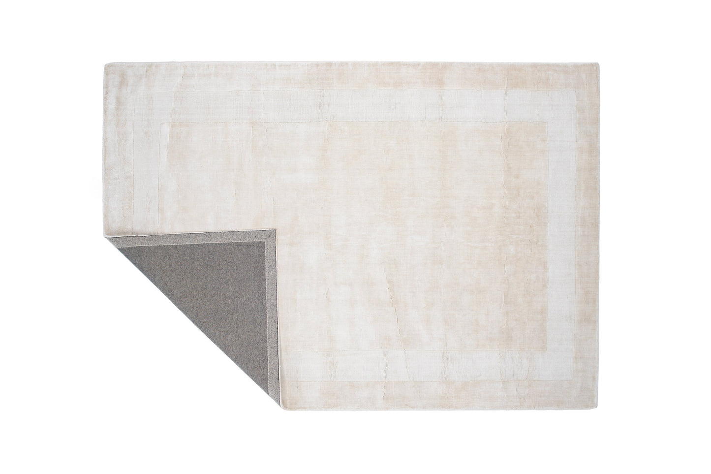 Boston Viskose Teppich, Weiß, 300x200cm