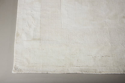 Boston Viskose Teppich, 240x240cm, Weiß