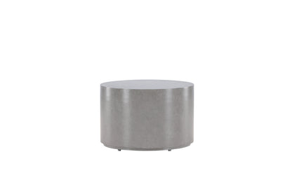 Lissabon Sofatisch aus Aluminium in Silber/Grau